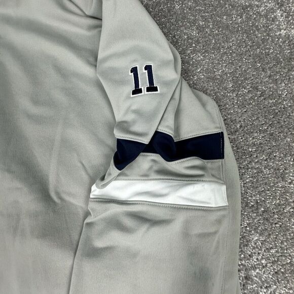 Nike Belmont Bruins Full Zip Sweatshirt Warm Up Jacket #11 Mens Medium Gray - Picture 7 of 8